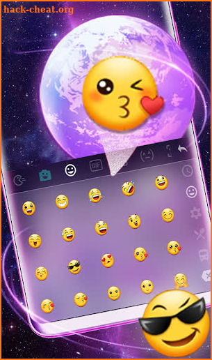 Lovely Dream Starry World Keyboard Theme screenshot