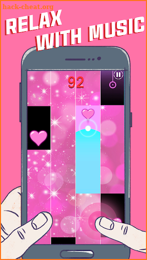 Lovely Heart Piano Tiles screenshot