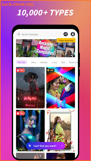 Love.ly - Lyrical video status maker app screenshot