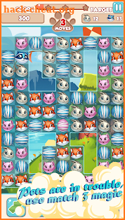 Lovely Pets PRO: Match 3 screenshot