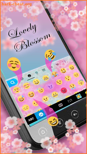 Lovelyblossoms Keyboard Theme screenshot