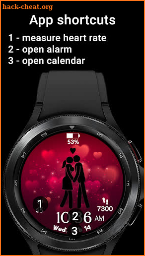 Lovers Watchface screenshot