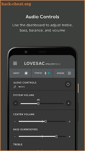 Lovesac StealthTech screenshot