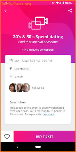 LoveScan - Speed Dating Video Chat screenshot