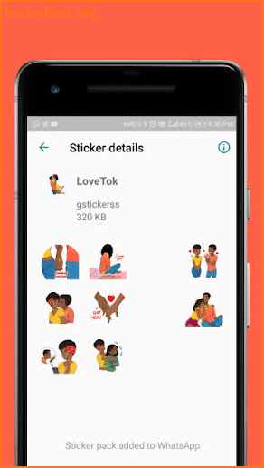 LoveTok Stickers - WAStickerApps screenshot