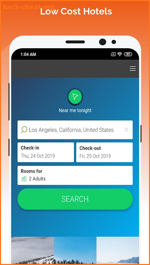 Low Cost Hotels screenshot