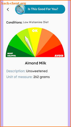 Low Histamine Diet screenshot