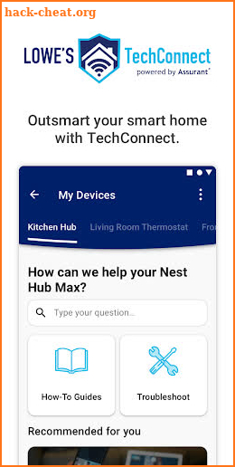 Lowe's TechConnect screenshot