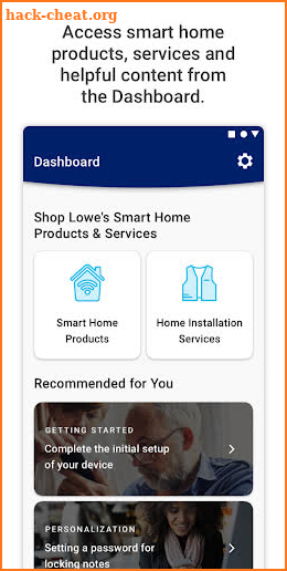 Lowe's TechConnect screenshot