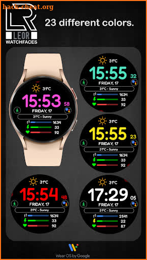 LR03 - Digital Watchface screenshot