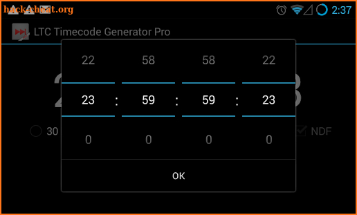 LTC Timecode Generator Pro screenshot