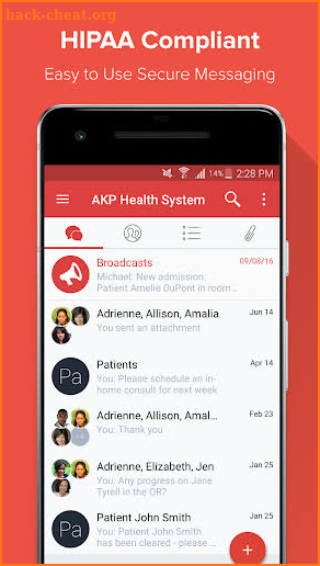 Lua HIPAA Compliant Messaging screenshot