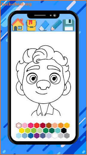 Luca and Alberto coloring book screenshot