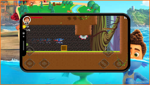 Luca and Alberto ninja cartoon game screenshot