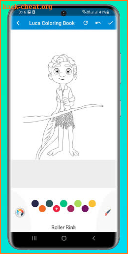 Luca Coloring Book screenshot