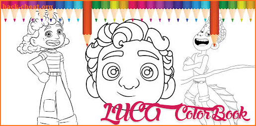 Luca Coloring Book For Kids screenshot