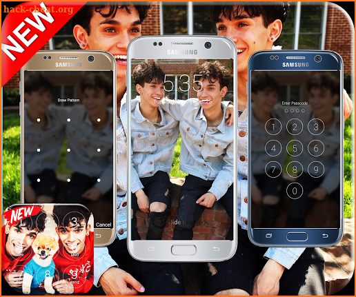 Lucas and Marcus Lock Screen screenshot