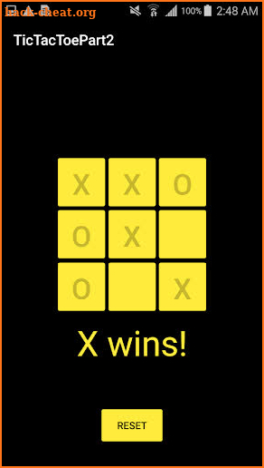 Lucas' TicTacToe Game screenshot