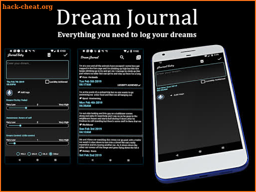 Lucidity Level: Lucid Dreaming Tool/Dream Journal screenshot