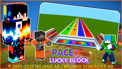 Lucky Block Race Mods Maps for MCPE screenshot