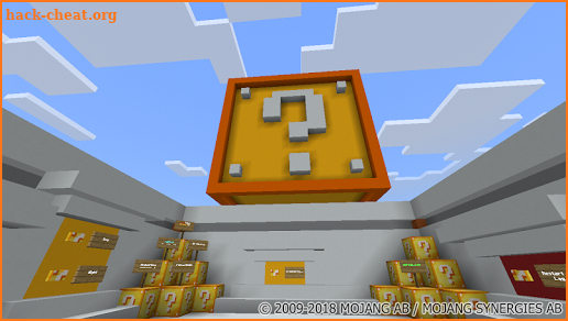 Lucky Blocks New Race MCPE map screenshot