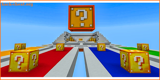 Lucky Blocks Race Minigame Map for MCPE screenshot