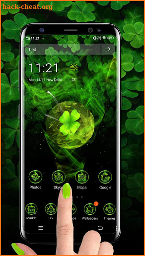 Lucky Clover 3D Launcher Theme 🍀 screenshot