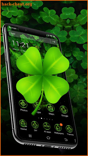 Lucky Clover 3D Launcher Theme 🍀 screenshot