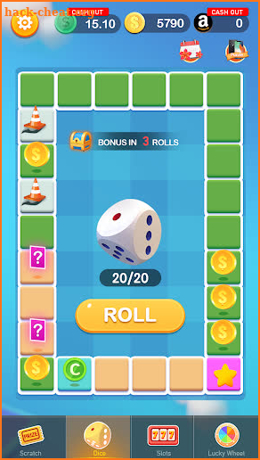 Lucky Dice:Win Prize 2D screenshot