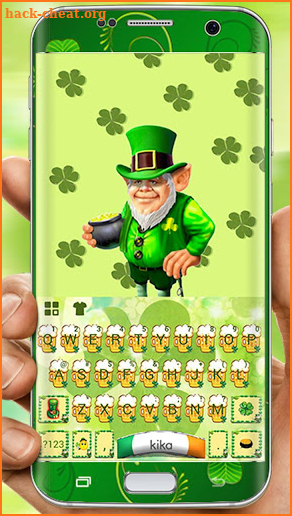 Lucky St Patrick Keyboard Theme screenshot