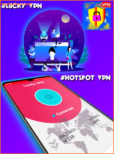 LuckyVPN - A Fast VPN - Free Secure VPN Proxy screenshot