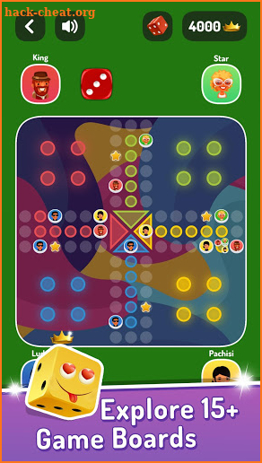 Ludo KingStar - free Parcheesi dice board game hd screenshot