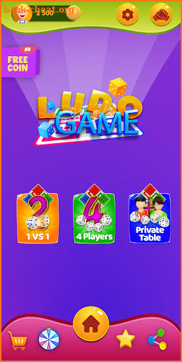 Ludo Land-Green Board screenshot