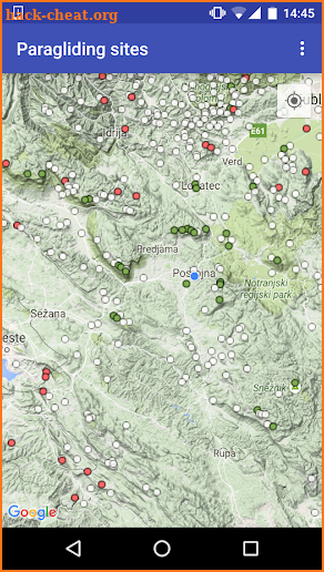 Luftmandlc (FlySafe) - paragliding sites screenshot