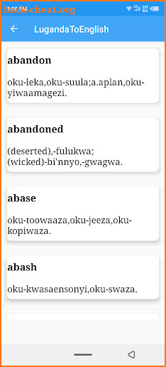 Luganda To English screenshot
