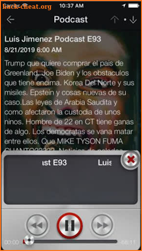 Luis Jimenez Show screenshot