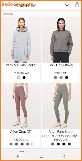 lululemon screenshot