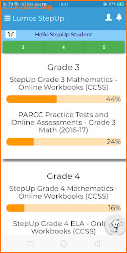 Lumos StepUp English & Math Practice screenshot