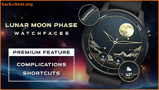 Lunar Moon Phase Watch Faces screenshot