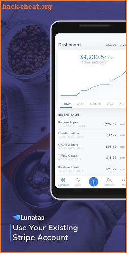 Lunatap for Stripe screenshot