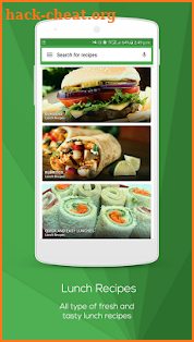 Lunch Recipes screenshot