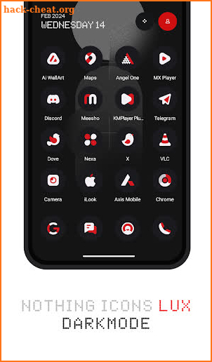 LuX : Nothing Icon Pack screenshot