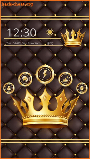 Luxury Gold King Theme screenshot