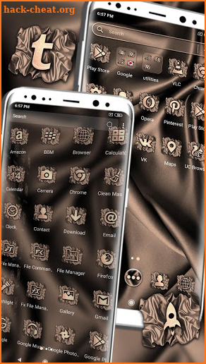 Luxury Silk Launcher Themes screenshot