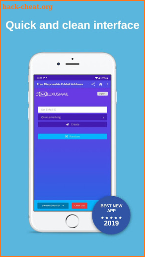 LuxusMail - Disposable Temporary Email screenshot