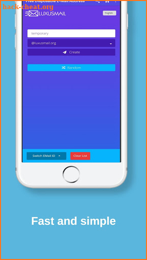 LuxusMail - Disposable Temporary Email screenshot