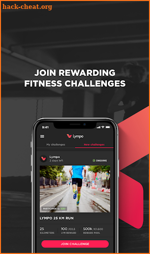 Lympo Run - Get paid for walking and running! screenshot