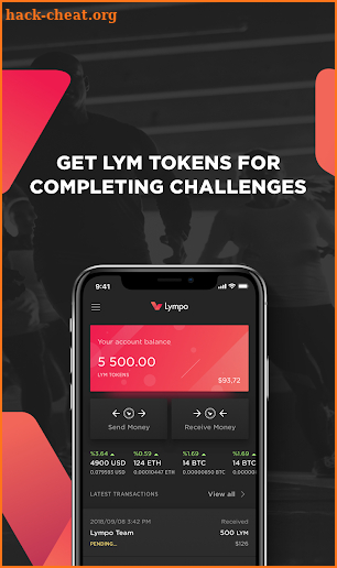 Lympo Run - Get paid for walking and running! screenshot