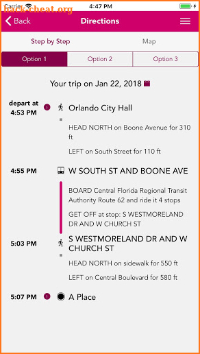 Lynx Trip Finder screenshot