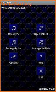 Lyric Pad. screenshot